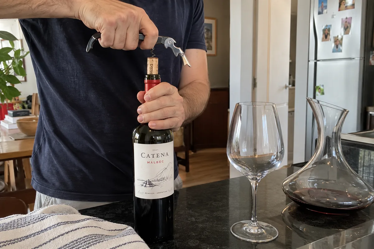 servir vinho